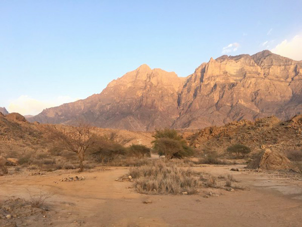 Trekking et wadis
